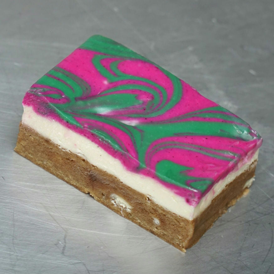 Dragon Fruit & Lemon Blondie