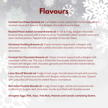 Load image into Gallery viewer, Belgian Chocolate Brownie Christmas Gift Box (Pre-Order)
