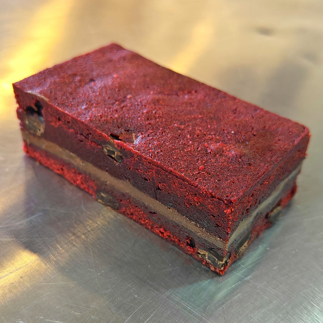 Red Velvet Nutella Blondie